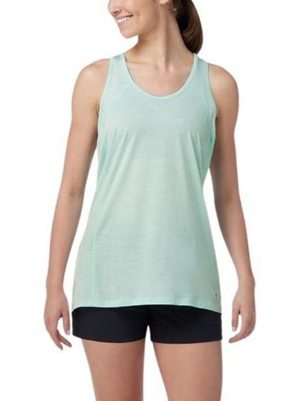 Smartwool Merino Sport 120 Tank Top In Bleached Aqua Heather
